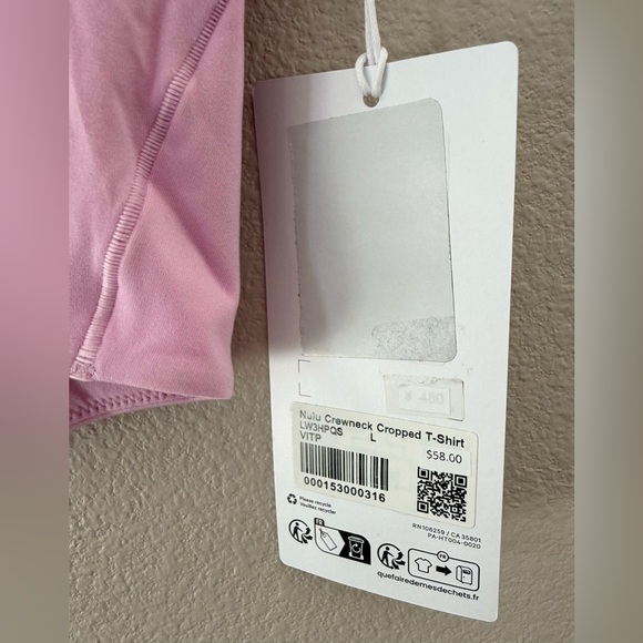NEW - Lululemon - Wundermost Ultra-soft Nulu Crewneck T-Shirt - Vital Pink - Picture 4 of 12